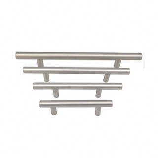 Tiradores de gabinete de 76 mm de níquel satinado cepillado de alta calidad.