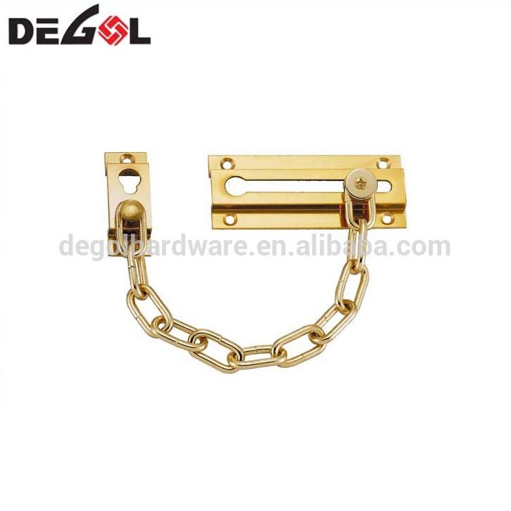 Protectores de puerta de seguridad de cadena de puerta de aleación de zinc para tope de puerta de cadena de casa