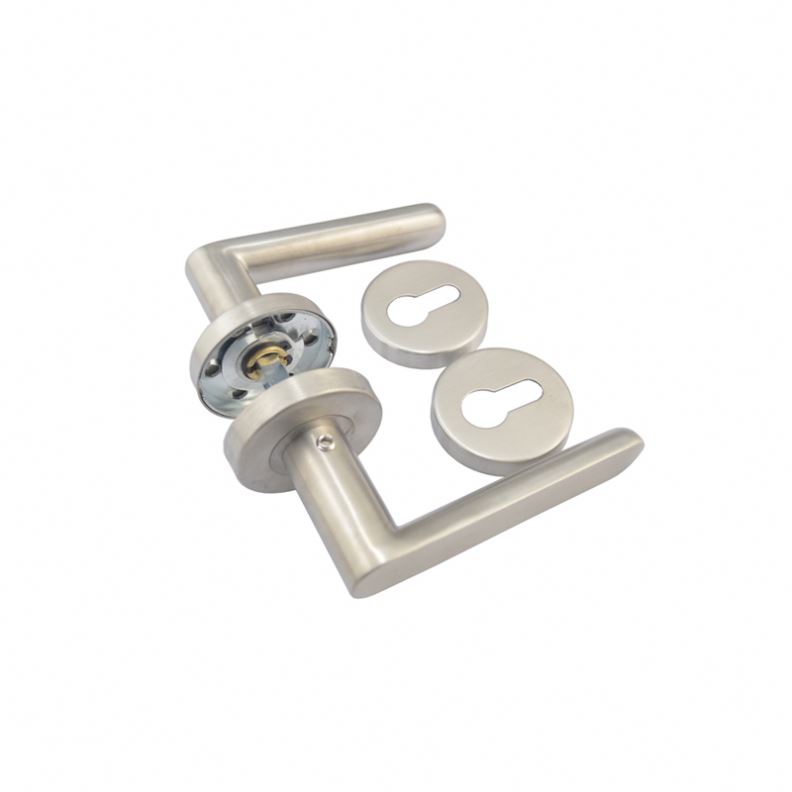 Nuevo tipo de cerradura de manija de puerta de paso de acero inoxidable con luz LED