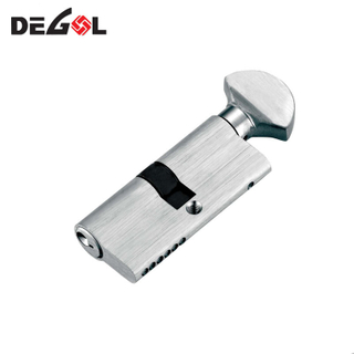 Caja fuerte de latón de 70 mm, cerradura de cilindro euro con perilla giratoria