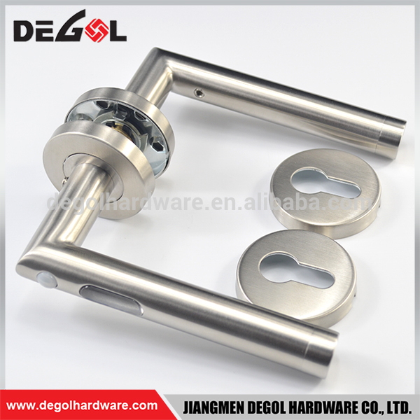 Nuevo modelo de acero inoxidable 304 sensor LED tubo de luz tipo palanca manija de la puerta