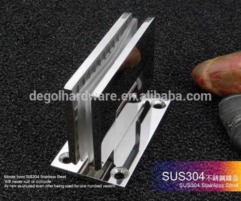 Bisagra de puerta de vidrio de ducha ajustable de 90 grados de acero inoxidable de alta calidad