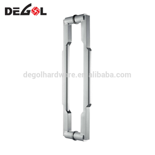Tirador de puerta de cristal de alta calidad exterior de acero inoxidable de diseño especial