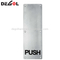 Letrero de puerta de metal Push Pull