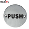 Letrero de puerta de metal Push Pull