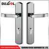 Manija de puerta de acero inoxidable para puerta de entrada de apartamento con placa trasera