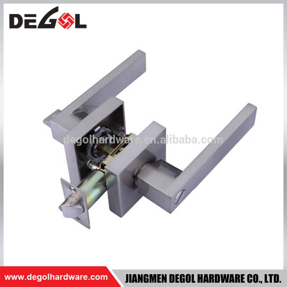 Cerradura de puerta de zinc popular lengüeta cerradura de puerta alemana sin mango