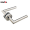 palanca de tubo de ángulo recto de acero inoxidable manija de palanca de puerta de roseta redonda