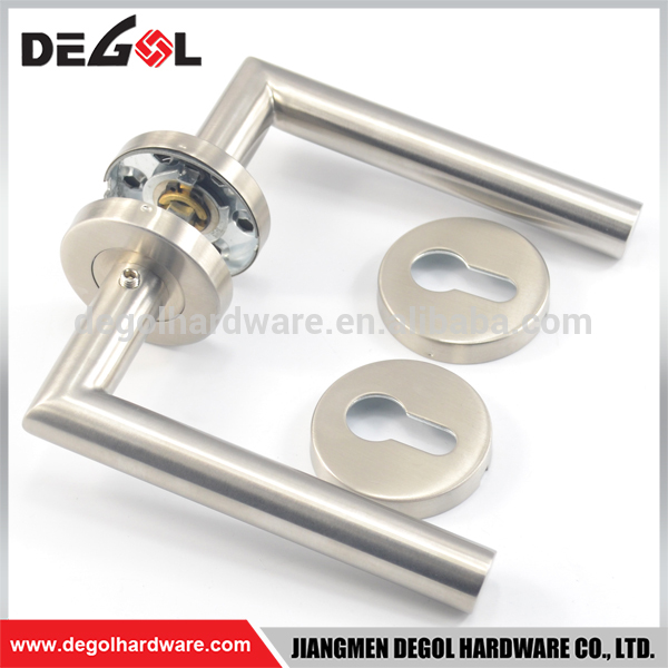 Tipos de tubos de tubo de acero inoxidable de doble cara contemporáneos al por mayor de la manija de la puerta