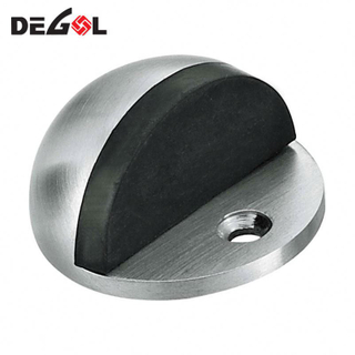 China al por mayor de aleación de zinc piso montado triángulo construcción hardware puerta tapón