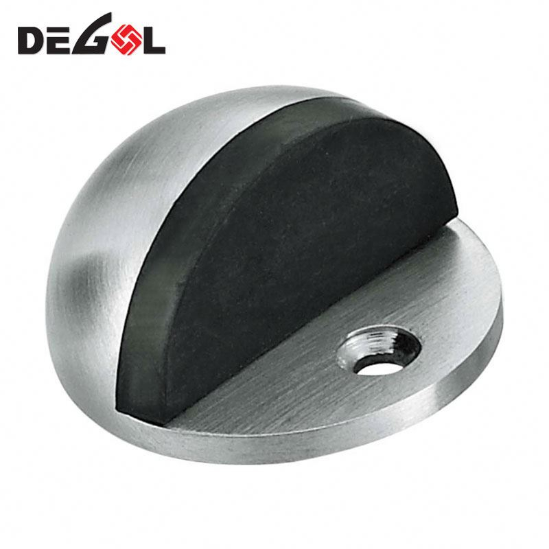 China al por mayor de aleación de zinc piso montado triángulo construcción hardware puerta tapón