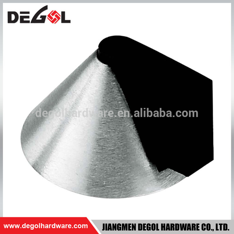 Venta caliente de aleación de zinc decorativa piso montado puerta corredera de vidrio tapón de tiro