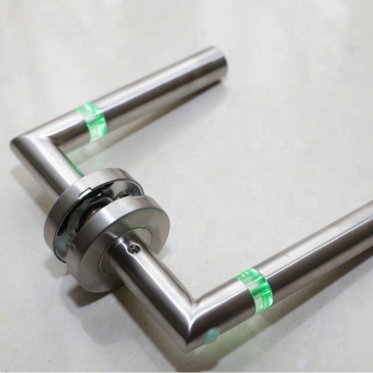 Cerradura de cilindro tubular sin llave con puerta LED de acero inoxidable duradera