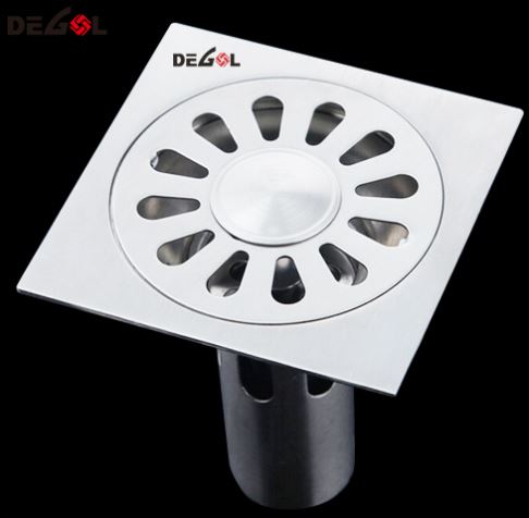 Tirador de puerta con pasador de drenaje de piso para rejilla de garaje