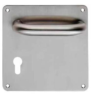 Manija de puerta clásica de palanca negra de venta caliente