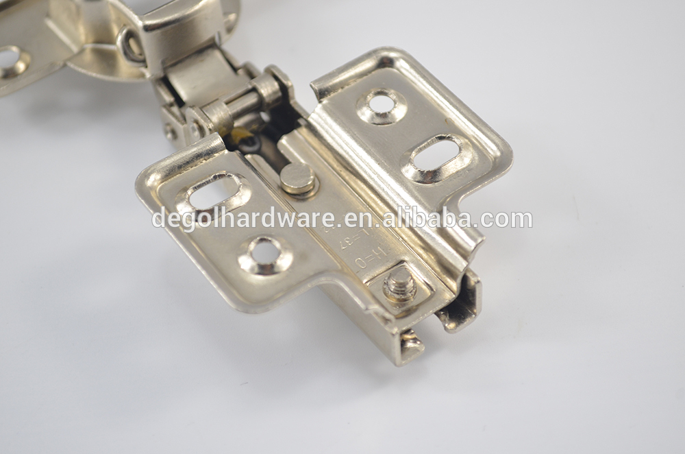 Diapositiva de precio más barato de fábrica de China en bisagras de gabinete de cocina de superposición completa de copa suave de 35 mm