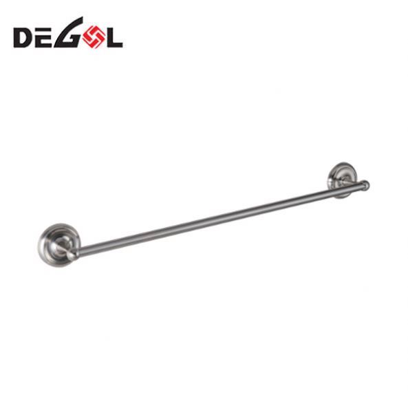 Barra de toalla de accesorios de baño de acero inoxidable extraíble barato