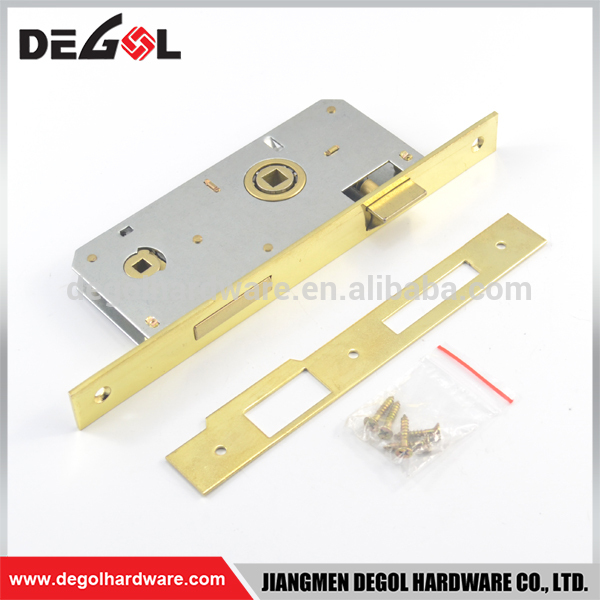 Cerradura de embutir de puerta de metal de aleación de zinc de alta calidad cerradura de embutir euro cuerpo de cerradura de embutir barato