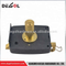 Cerradura de puerta de borde de latón negro superventas del fabricante de China para puerta de entrada