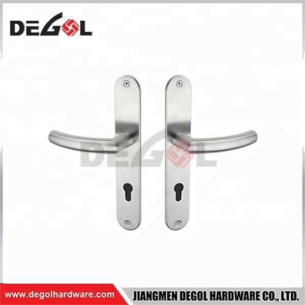 Placa de la manija de la puerta de fundición interior de acero inoxidable