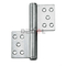 Bisagras de puerta de metal al ras de acero inoxidable de alta calidad SS201 304 Bisagra de puerta de vidrio
