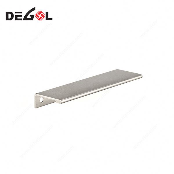 Tirador de puerta con pie Tirador de borde de aluminio