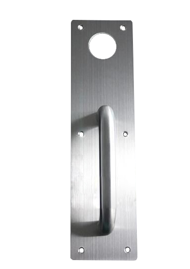 Manija de puerta 201 de acero inoxidable de tubo de 19 mm de fábrica