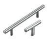 Manija del gabinete de cocina de acero inoxidable con barra en T