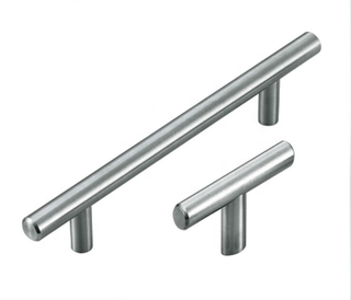 Manija de gabinete de cocina de acero inoxidable con barra T
