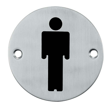 Placa de señal de puerta de metal interior y exterior de alta calidad personalizada