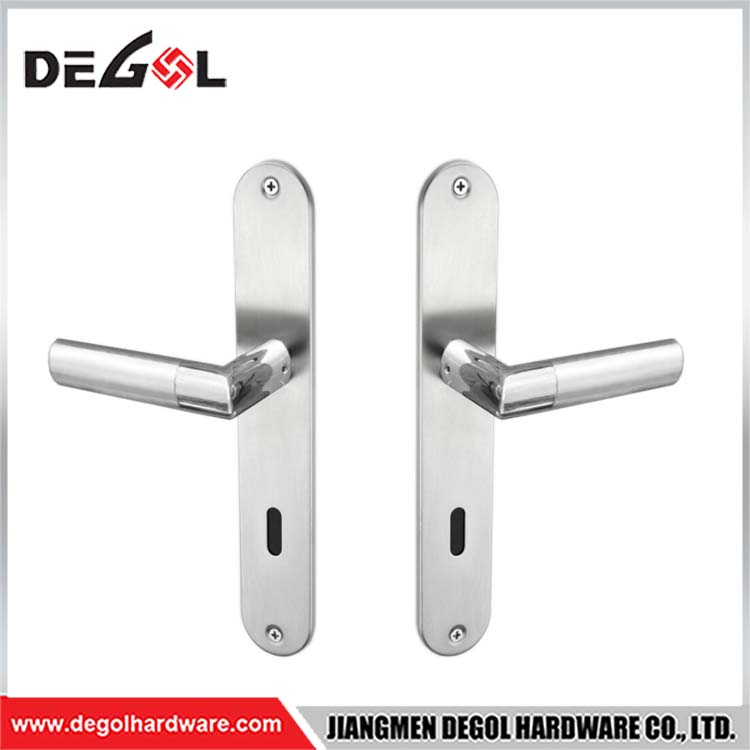 Nueva llegada Palanca de cubierta de zinc Manija de puerta Cerradura de hardware en placa