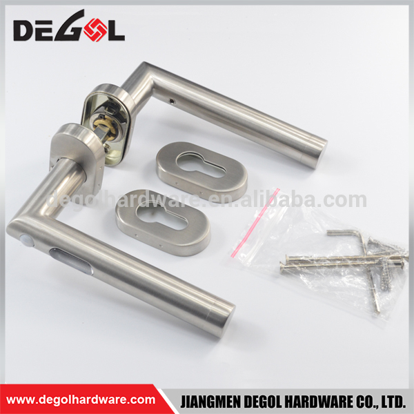 China fabricante de acero inoxidable tubo de luz LED tipo palanca palanca de puerta de europa