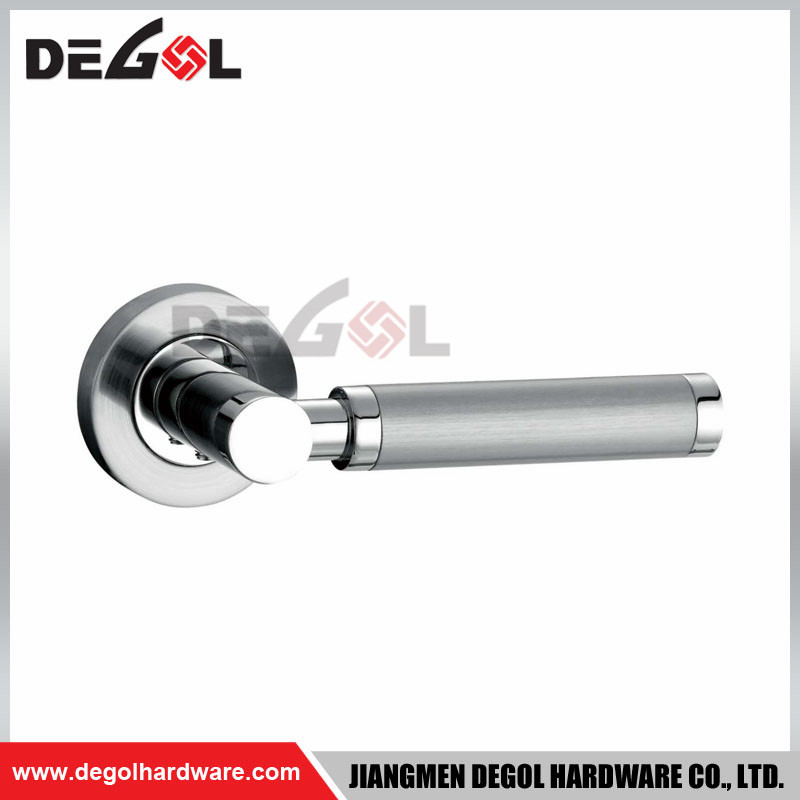 Manija de puerta de aleación de zinc LH1037 para puerta de madera