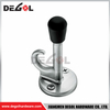 Goma decorativa promocional del acero inoxidable del tapón de la puerta del cilindro del soporte del piso