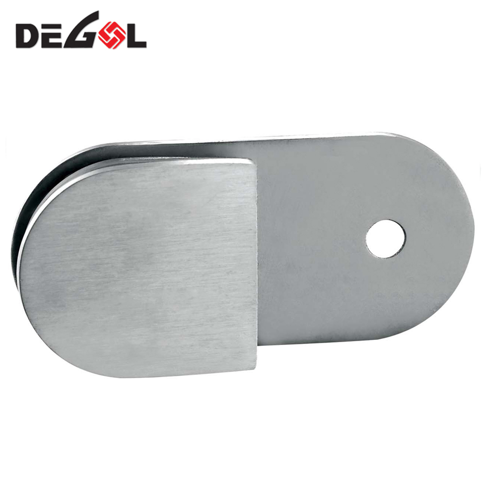Abrazaderas y bisagras de vidrio de acero inoxidable montadas en la pared para ducha de baño GC1007