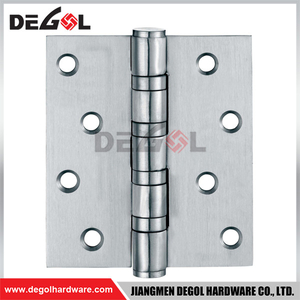 Bisagra de puerta 4BB de acero inoxidable satinado de material completo