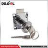 Cerradura de cajón de montaje lateral con llave, herrajes para muebles DL34