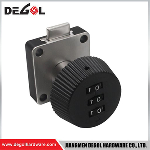 Cerradura de cajón de hardware para muebles DL10, cerradura de cajón de montaje lateral con llave