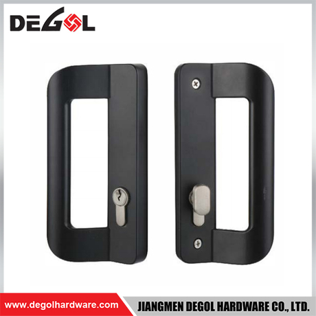 SL1039 Cerradura de puerta corrediza de aluminio con contraseña, estrecha, de aluminio, moderna y lujosa, de 85 mm Cerradura de puerta corrediza de acero inoxidable de diseño moderno con cuerpo de material de zinc 