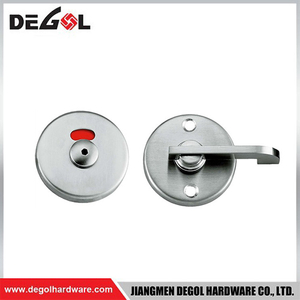 Pestillo de puerta de Hardware de baño de construcción de acero inoxidable TT1006, Perno indicador, cerradura de giro con pulgar