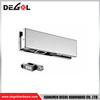 YE201 Herraje para puerta de cristal cromado satinado negro