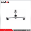 YG119 Muro cortina de vidrio Serie Cromo satinado Negro