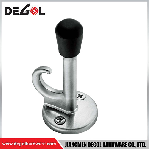 China 19Φ*88mm Tapón de puerta de pared de tornillo de acero inoxidable único con gancho 