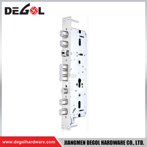 CC2085mm; CC5085mm Cuerpo de cerradura de varios pernos de acero inoxidable plateado fabricado en China