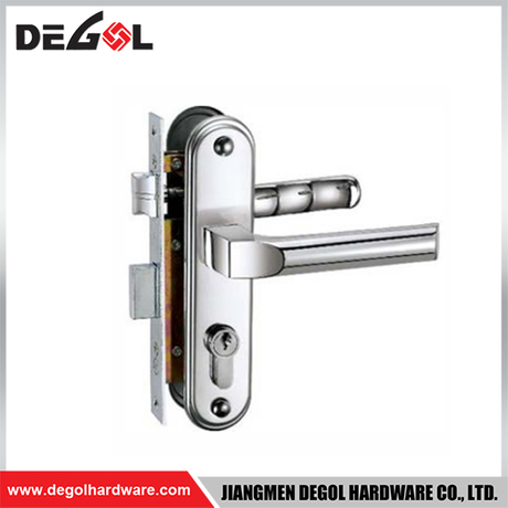 SL1020 Cerradura de puerta corrediza de vidrio de aluminio, moderna y lujosa, estrecha, de 85 mm, con contraseña, resistente al agua, para exteriores, con aplicación TTlock, puerta lateral doble 