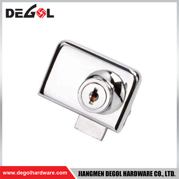 GDL00012 cerradura de puerta de vidrio, casa corrediza templada comercial de acero, hotel comercial 