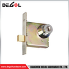 Cuerpo de cerradura de lengüeta única de acero inoxidable dorado de 101*110*25 mm fabricado en China