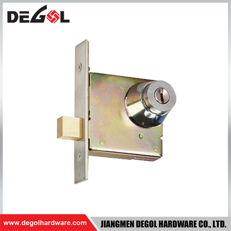 Cuerpo de cerradura de lengüeta única de acero inoxidable dorado de 101*110*25 mm fabricado en China