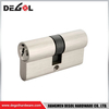 Cilindro de cerradura de doble apertura de latón de 75 mm fabricado en China