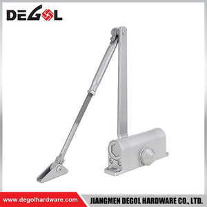 Muelle de puerta ajustable hidráulico de seguridad DCL1002 con puntales de gas Cierrapuertas automático con resorte oculto de arriba